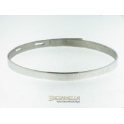 PIANEGONDA bracciale rigido argento lucido regolabile new